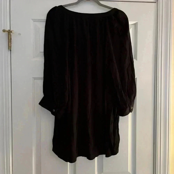 New Directions black button front shirt size 2X - Picture 6 of 6